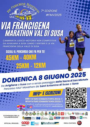 Via francigena marathon val di susa 2025